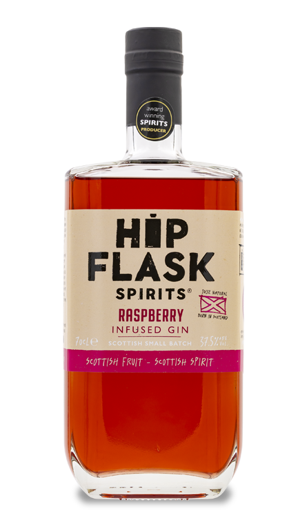 Gin Bothy Hipflask Spirits Raspberry