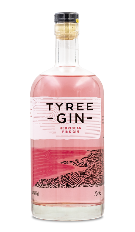 Tyree Hebridean Pink Gin