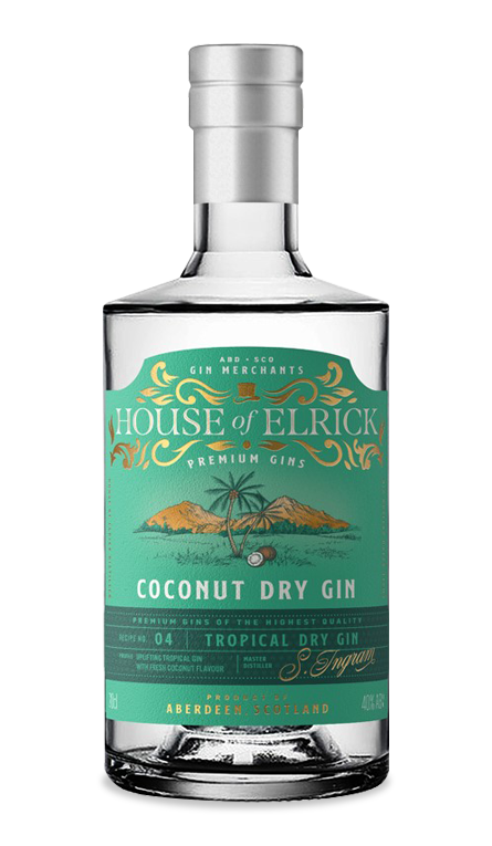 House of Elrick Coconut Dry Gin