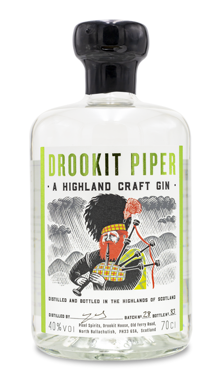 Pixel Spirits Drookit Piper Gin